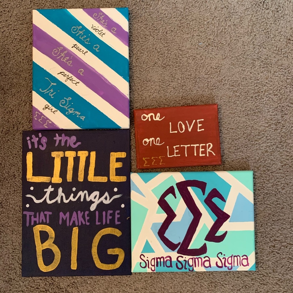 Sorority signs